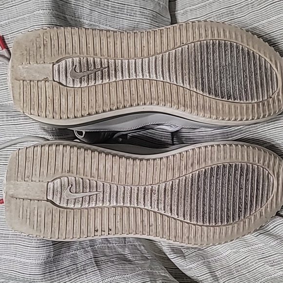 Nike Airmax FF 720 SAIL Hybrid White Leather Sandal/Sneaker Chunky Outsole Sz10 - Picture 12 of 14